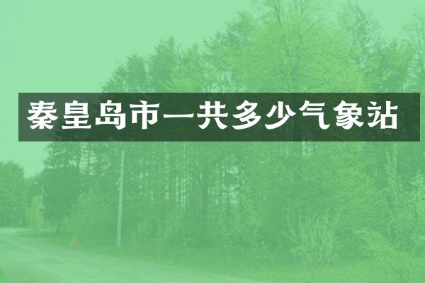 秦皇岛市一共多少气象站