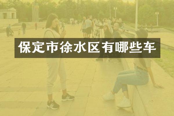 保定市徐水区有哪些车