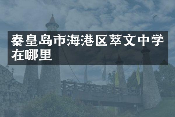 秦皇岛市海港区萃文中学在哪里