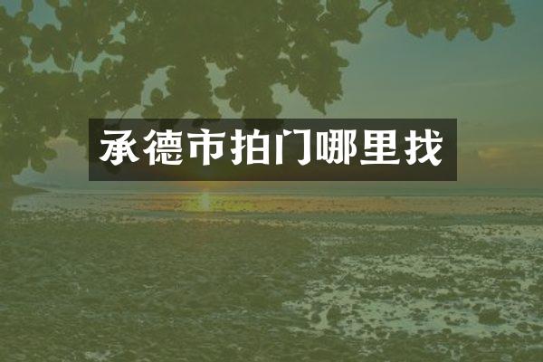 承德市拍门哪里找