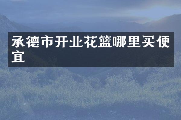 承德市开业花篮哪里买便宜
