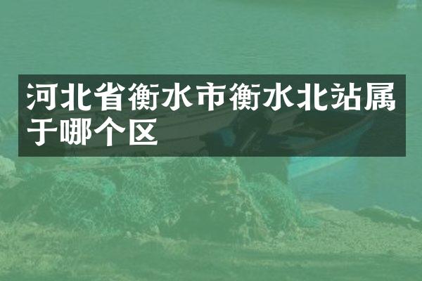 河北省衡水市衡水北站属于哪个区