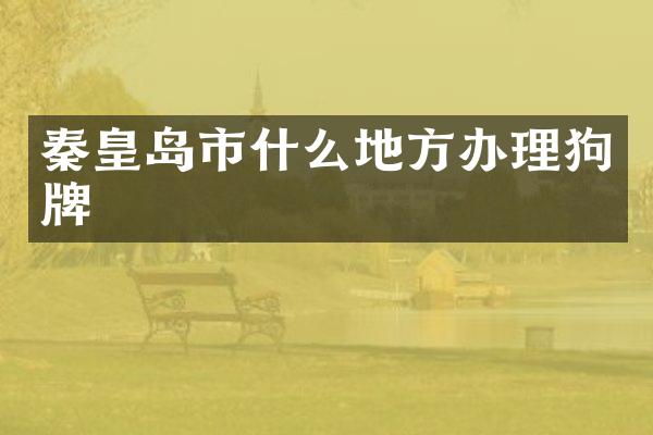 秦皇岛市什么地方办理狗牌