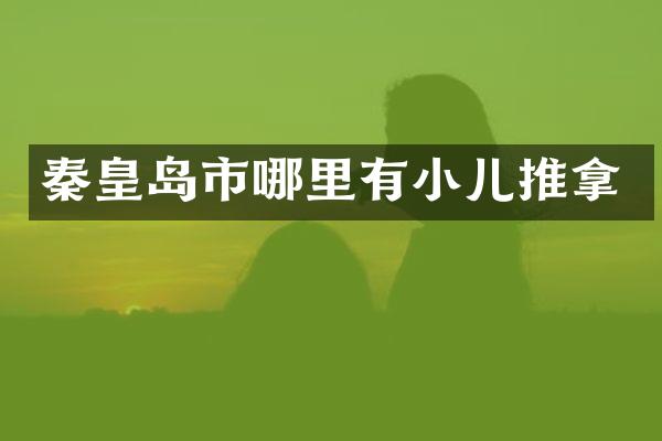 秦皇岛市哪里有小儿推拿