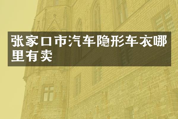 张家口市汽车隐形车衣哪里有卖