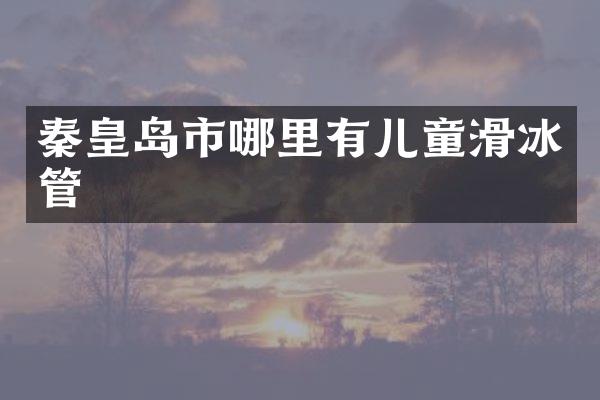 秦皇岛市哪里有儿童滑冰管