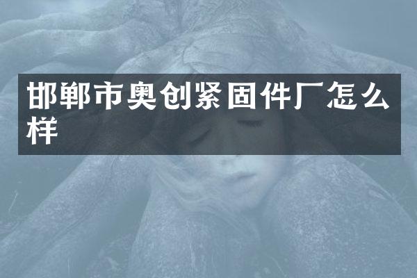 邯郸市奥创紧固件厂怎么样