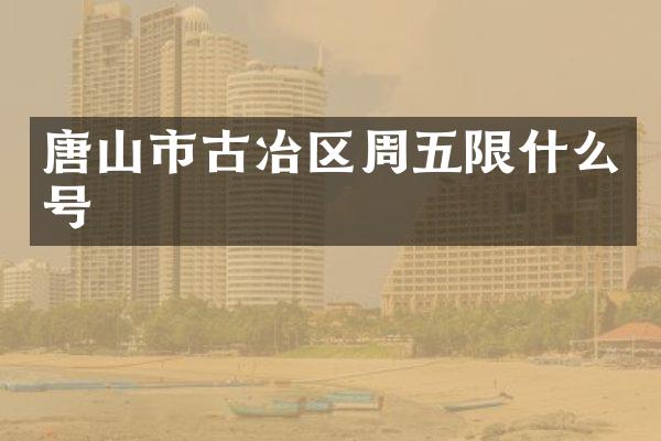 唐山市古冶区周五限什么号