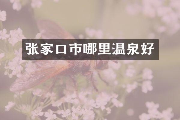 张家口市哪里温泉好