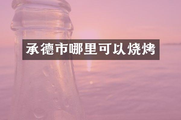 承德市哪里可以烧烤