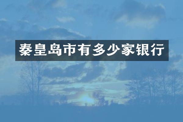 秦皇岛市有多少家银行