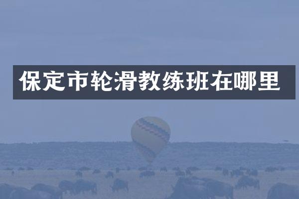 保定市轮滑教练班在哪里