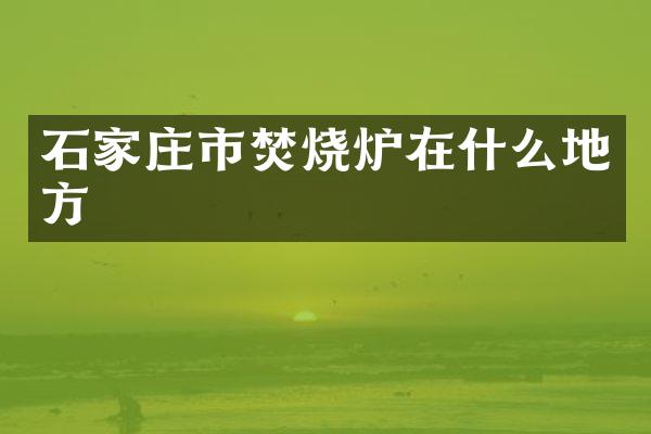 石家庄市焚烧炉在什么地方