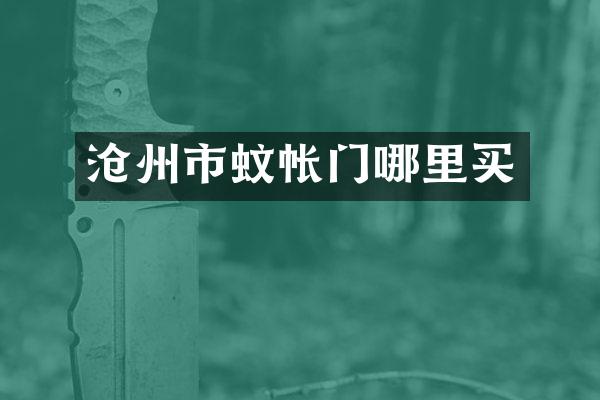 沧州市蚊帐门哪里买