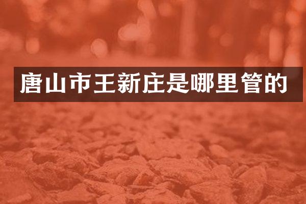 唐山市王新庄是哪里管的