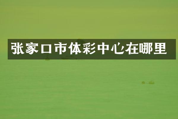 张家口市体彩中心在哪里