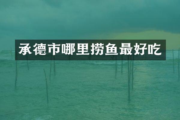 承德市哪里捞鱼最好吃