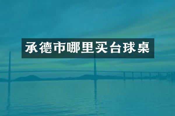 承德市哪里买台球桌