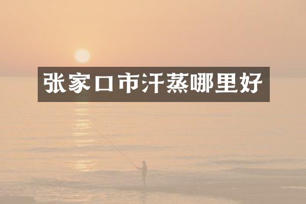 张家口市汗蒸哪里好