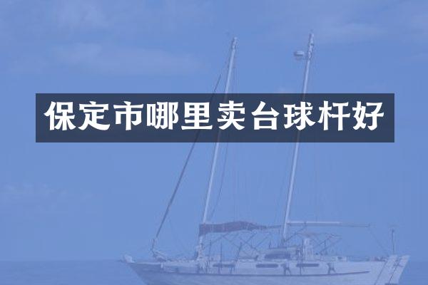 保定市哪里卖台球杆好