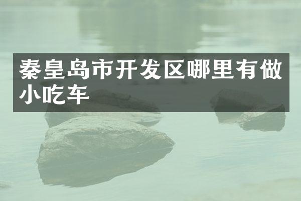 秦皇岛市开发区哪里有做小吃车