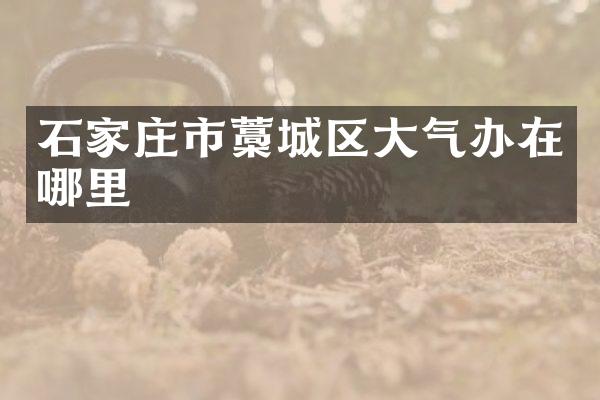 石家庄市藁城区大气办在哪里