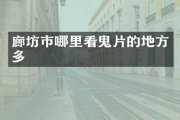 廊坊市哪里看鬼片的地方多