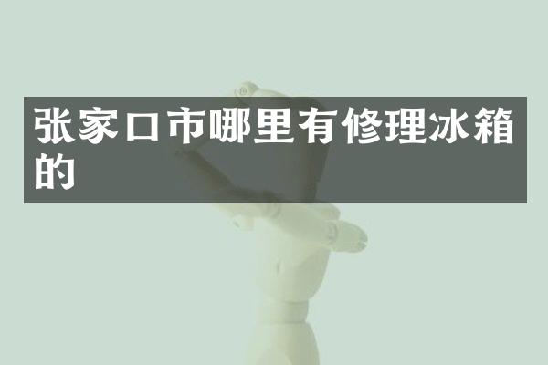 张家口市哪里有修理冰箱的