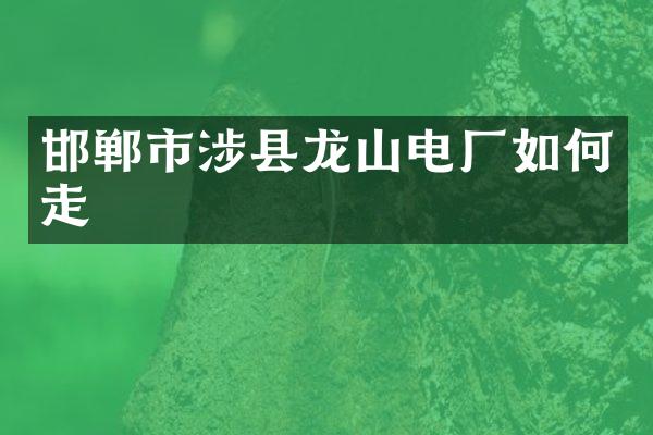 邯郸市涉县龙山电厂如何走