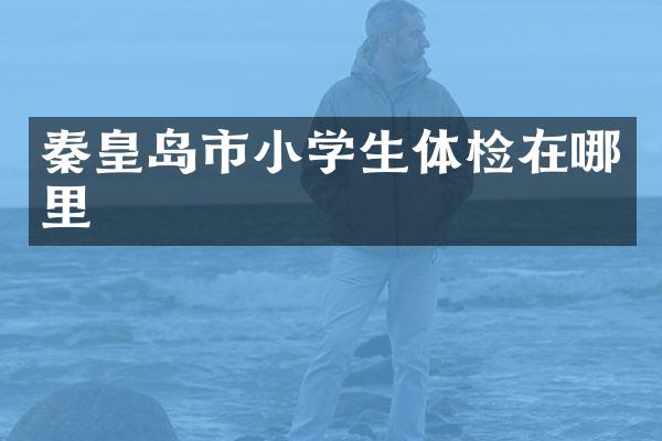 秦皇岛市小学生体检在哪里