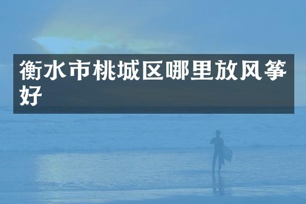 衡水市桃城区哪里放风筝好