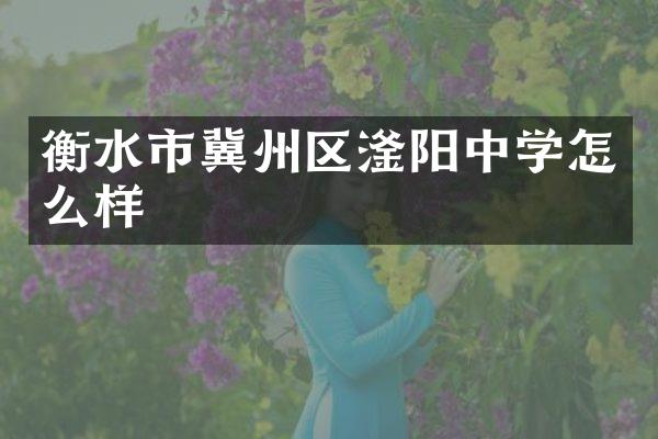 衡水市冀州区滏阳中学怎么样
