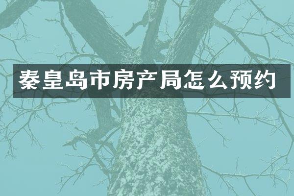 秦皇岛市房产局怎么预约