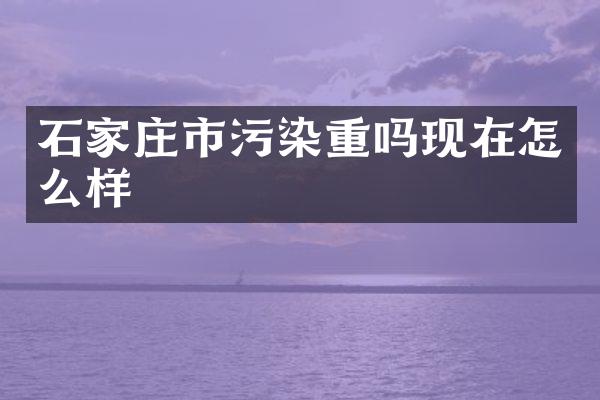 石家庄市污染重吗现在怎么样