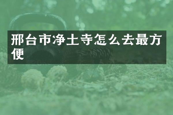 邢台市净土寺怎么去最方便