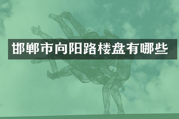 邯郸市向阳路楼盘有哪些