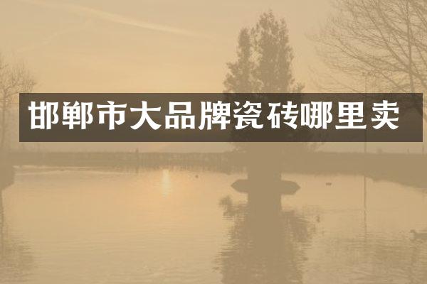 邯郸市大品牌瓷砖哪里卖