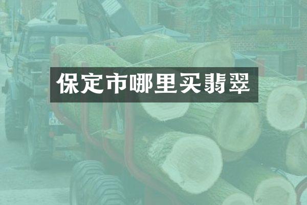 保定市哪里买翡翠