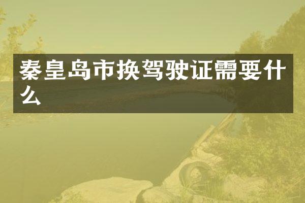 秦皇岛市换需要什么
