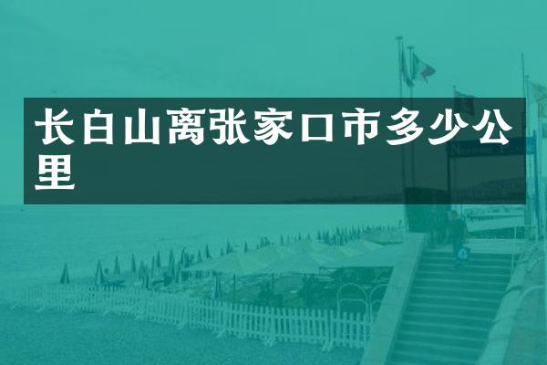 长白山离张家口市多少公里