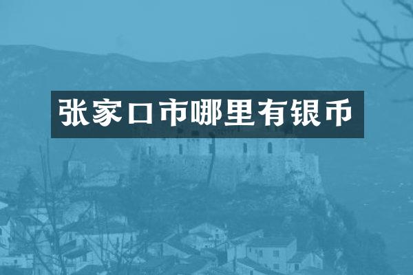 张家口市哪里有银币