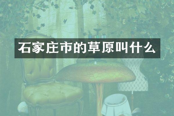 石家庄市的草原叫什么
