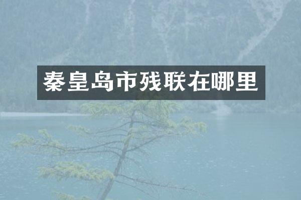 秦皇岛市残联在哪里