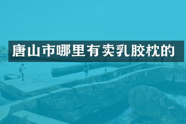 唐山市哪里有卖乳胶枕的
