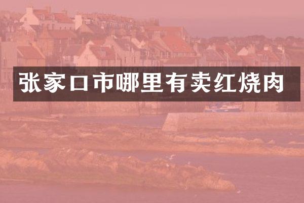 张家口市哪里有卖红烧肉
