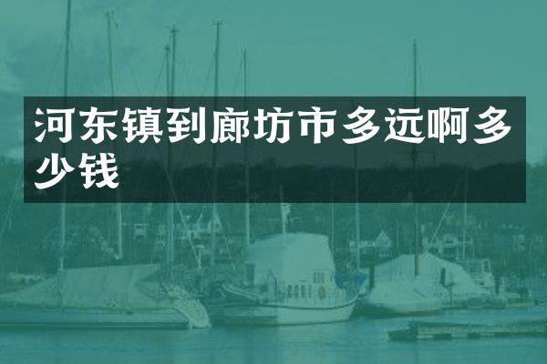 河东镇到廊坊市多远啊多少钱