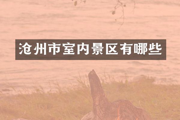 沧州市室内景区有哪些