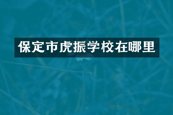 保定市虎振学校在哪里