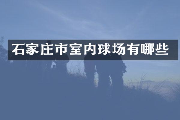石家庄市室内球场有哪些