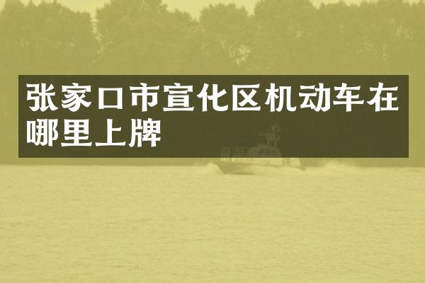 张家口市宣化区机动车在哪里上牌